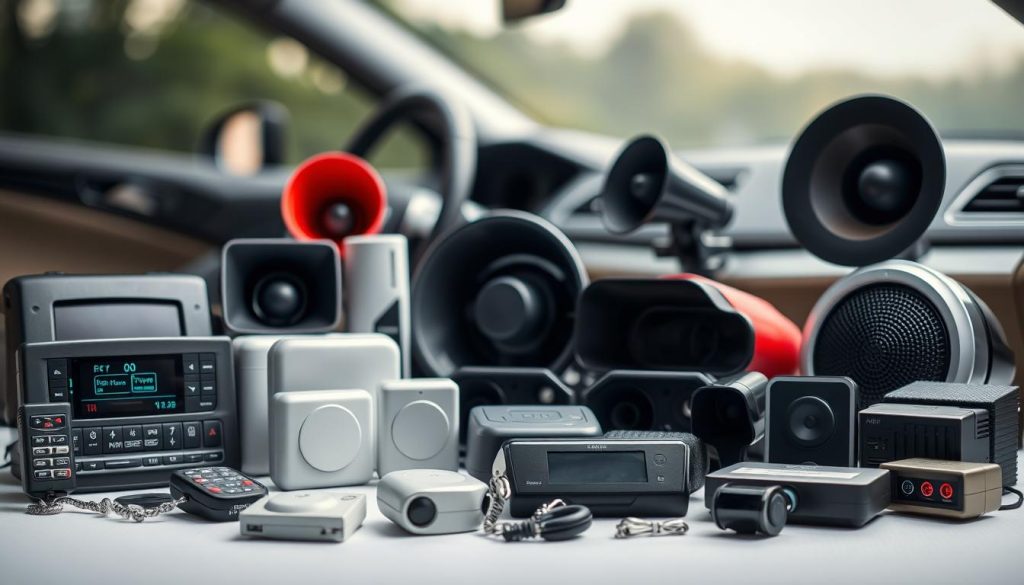 tipos de alarmes automotivos